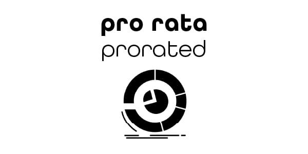 Pro Rata and Prorated
