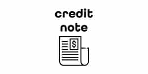 Credit Note